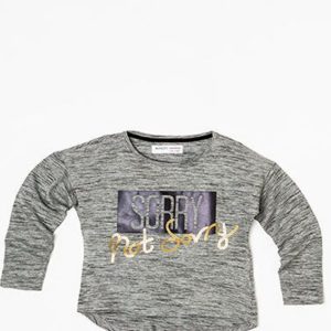 Tričko dívčí s dlouhým rukávem, Minoti, STREET 5, šedá – 98/104 | 3/4let