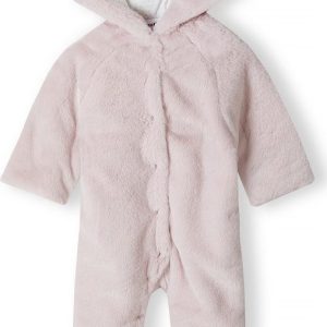 Overal kojenecký zimní chlupatý, Minoti, babyprem 32, růžová – 80/86 | 12-18m