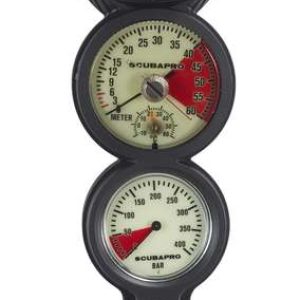 Scubapro Konzole 3 Inline (manometr+hloubkoměr+kompas) 400 Bar 60 M