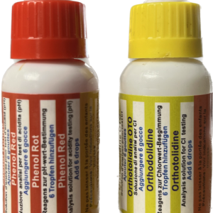 Poolservis Náhradní kapičky do testeru – testovací kapky na pH a Cl