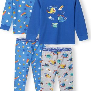 Pyžamo chlapecké 2pack, Minoti, 15pj 9, modrá – 80/86 | 12-18m