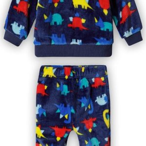 Pyžamo chlapecké fleecové, Minoti, 15pj 11, modrá – 86/92 | 18-24m