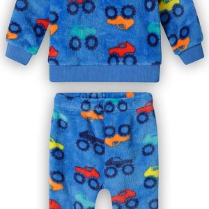 Pyžamo chlapecké fleecové, Minoti, 15pj 13, modrá – 86/92 | 18-24m
