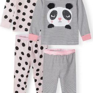 Pyžamo dívčí 2pack, Minoti, 16pj 8, růžová – 98/104 | 3/4let