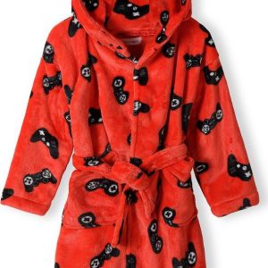 Župan chlapecký fleecový, Minoti, 15pj26, červená – 98/104 | 3/4let