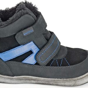 Chlapecké zimní boty Barefoot RODRIGO BLACK, Protetika, černá – 30