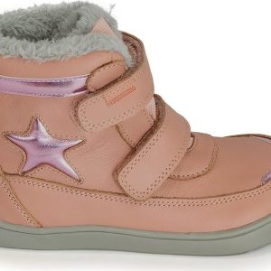 Dívčí zimní boty Barefoot LINET ROSA, Protetika, růžová – 35