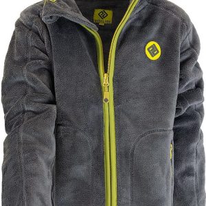 mikina dětská chlupatá se stojáčkem, Pidilidi, PD1139-09, šedá – 98 | 3roky