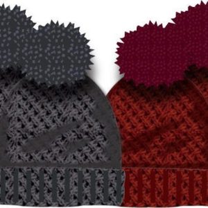 Čepice chlapecká s bambulí, Minoti, YBHT 05, červená