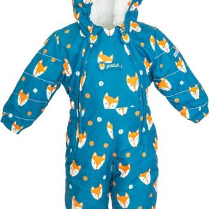 overal zimní chlapecký s kožíškem, Pidilidi, PD1142-04, modrá – 98 | 3roky