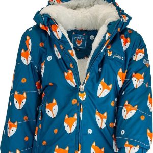 bunda zimní chlapecká s kožíškem, Pidilidi, PD1143-04, modrá – 98 | 3roky