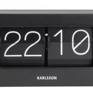 Designové stolní překlápěcí hodiny Karlsson KA5620BK 21cm