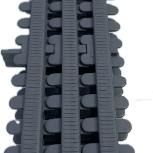 Astralpool Přelivová mřížka šedá (ral 7011) bazénová 195x35mm – veřejné i privátní bazény