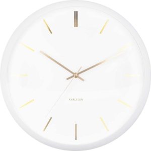 Designové nástěnné hodiny Karlsson KA5840WH 40cm