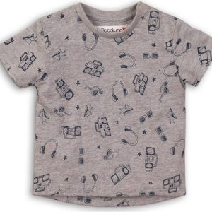 Tričko chlapecké s krátkým rukávem, Minoti, AWESOME 3, kluk – 74/80 | 9-12m