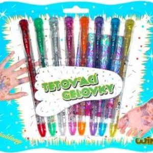 Gelové pero tetovací sada 8 ks, Wiky, W882699