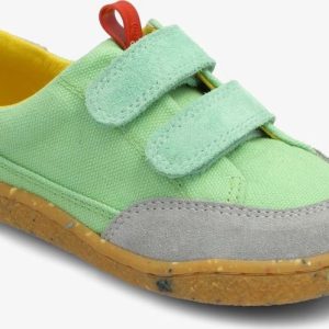 Barefoot dětské tenisky GROUNDIES AMSTERDAM LIGHT GREEN, zelená – 35
