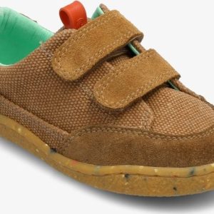 Barefoot dětské tenisky GROUNDIES AMSTERDAM CAMEL, hnědá – 35