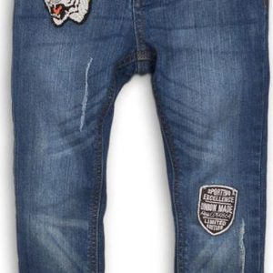 Kalhoty chlapecké džínové s elastenem, Minoti, TIGER 7, modrá – 92/98 | 2/3let