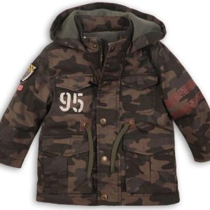 Kabát chlapecký Parka maskáč, Minoti, TIGER 11, khaki – 68/80 | 6-12m