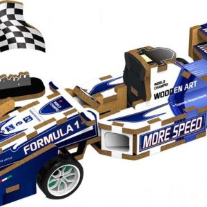 3D puzzle dřevěné – Formule 14 cm, Wiky kreativita, W035429