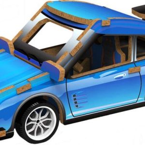 3D puzzle dřevěné – Závodní auto 13 cm, Wiky kreativita, W035432