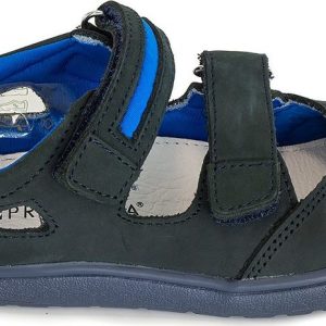 Chlapecké sandály Barefoot PADY DENIM, Protetika, tmavě modrá – 30