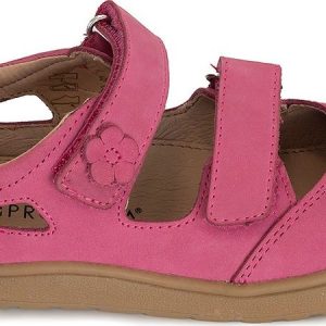 Dívčí sandály Barefoot PADY KORAL, Protetika, červená – 31