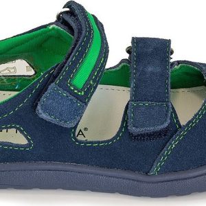 Chlapecké sandály Barefoot PADY NAVY, Protetika, modrá – 30
