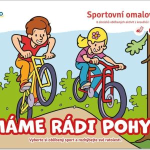 Máme rádi pohyb – Sportovní omalovánky A5, Imagu, W037124