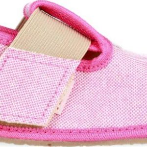 Barefoot dívčí přezůvky Pegres, BF01 textil, růžová – 32