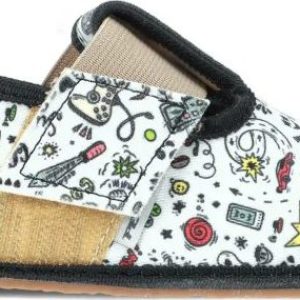 Barefoot chlapecké přezůvky Pegres, BF01 gaming, černá – 25