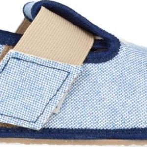 Barefoot chlapecké přezůvky Pegres, BF01 textil, modrá – 32