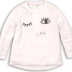 Tričko dívčí s krátkým rukávem, Minoti, SUPER 6, bílá – 80/86 | 12-18m