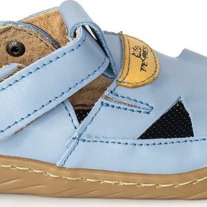 Barefoot dětské sandálky Pegres, SBF51 modrá – 34
