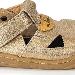 Barefoot dětské sandálky Pegres, SBF51 měděná – 32