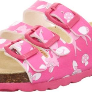 Dívčí korkové pantofle FOOTBAD, Superfit ,1-800113-5620, růžová – 38