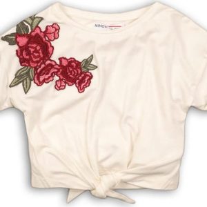 Tričko dívčí s krátkým rukávem, Minoti, UTILITY 4, bílá – 104/110 | 4/5let