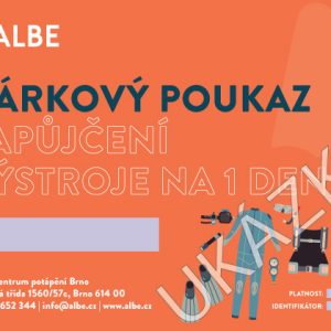 Zapůjčení Výstroje Na 1 Den Forma Poukazu: Digitální