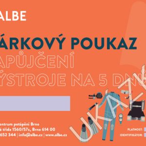 Zapůjčení Výstroje Na 5 Dnů Forma Poukazu: Digitální