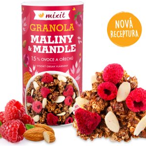 Mixit Granola z pece – Maliny a mandle 440 g