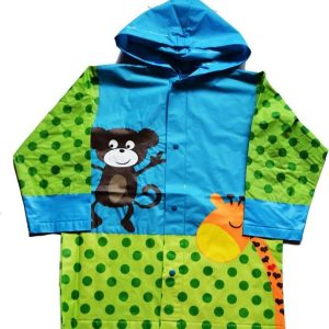 Pláštěnka PVC opice, Pidilidi, PL0047-02, kluk – 98/104 | 3/4let