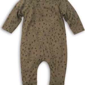 Overal kojenecký bavlněný, Minoti, CACTUS 3, khaki – 74/80 | 9-12m