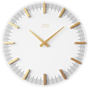 JVD HC401.1 – bílo zlaté hodiny v moderním designu