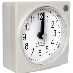 Lavvu LAR3020 – Bílý rádiem řízený budík s funkcí STOP Second Hand – 3 ROKY ZÁRUKA!