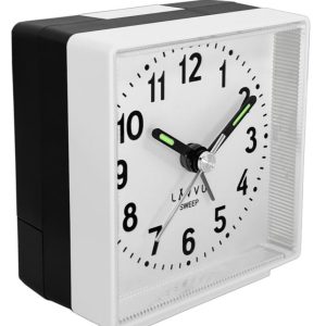 LAVVU LAS3016 – Bílý budík SWEEP s plynulým chodem – 3 ROKY ZÁRUKA!
