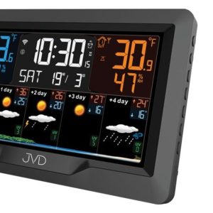 JVD RB3390.1 – Meteorologická stanice s 5-denní předpovědí a stále osvětleným displejem