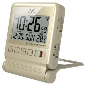 JVD RB9391.3 – Rádiem řízený cestovní budík s osvětlením