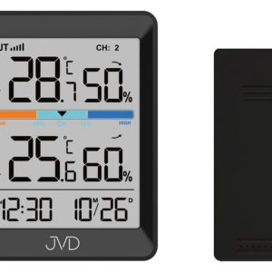 JVD T3340.1 – Teploměr s venkovním bezdrátovým čidlem
