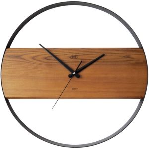 JVD NS22007.11 – Nástěnné hodiny s kovovým rámem